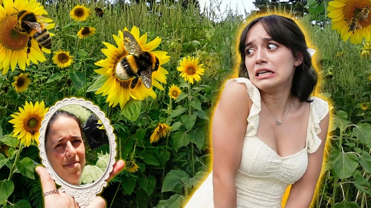 TIRAMOS FOTOS EM UM LABIRINTO DE GIRASSÓIS 📸💃🌻 #esperoumromancelele