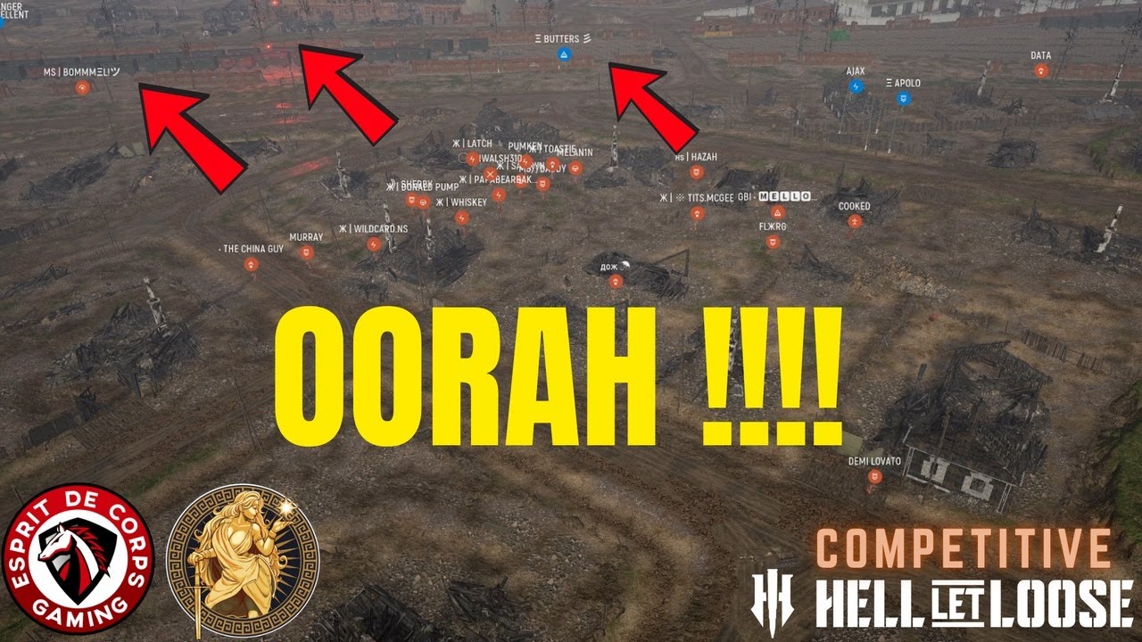 Hell Let Loose Competitive Highlights - Helios vs ESPT - Stalingrad- 49v49 - PC HLL