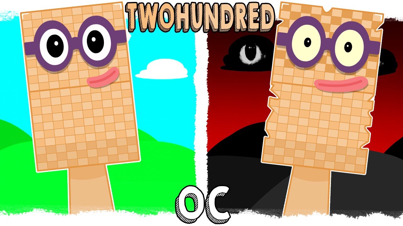 MY SPRUNKI OC : TWO HUNDRED (From NumberBlocks)