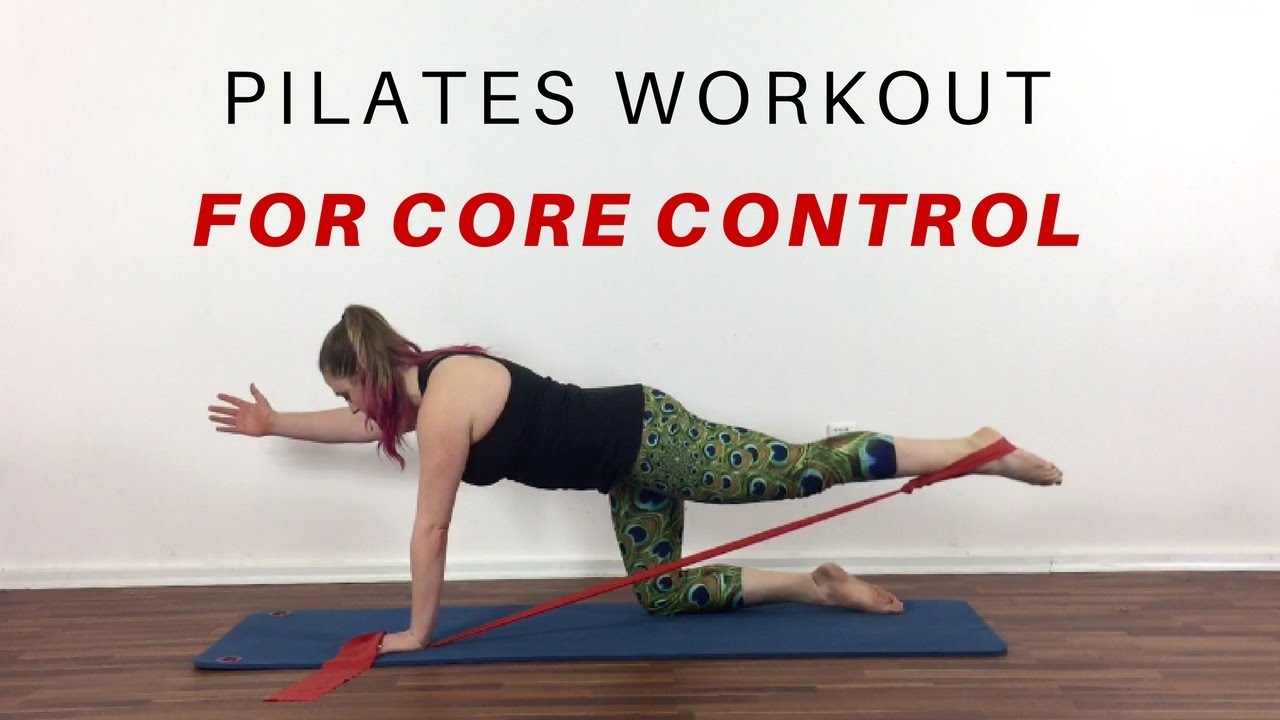 Pilates exercises for core control and hip mobility 