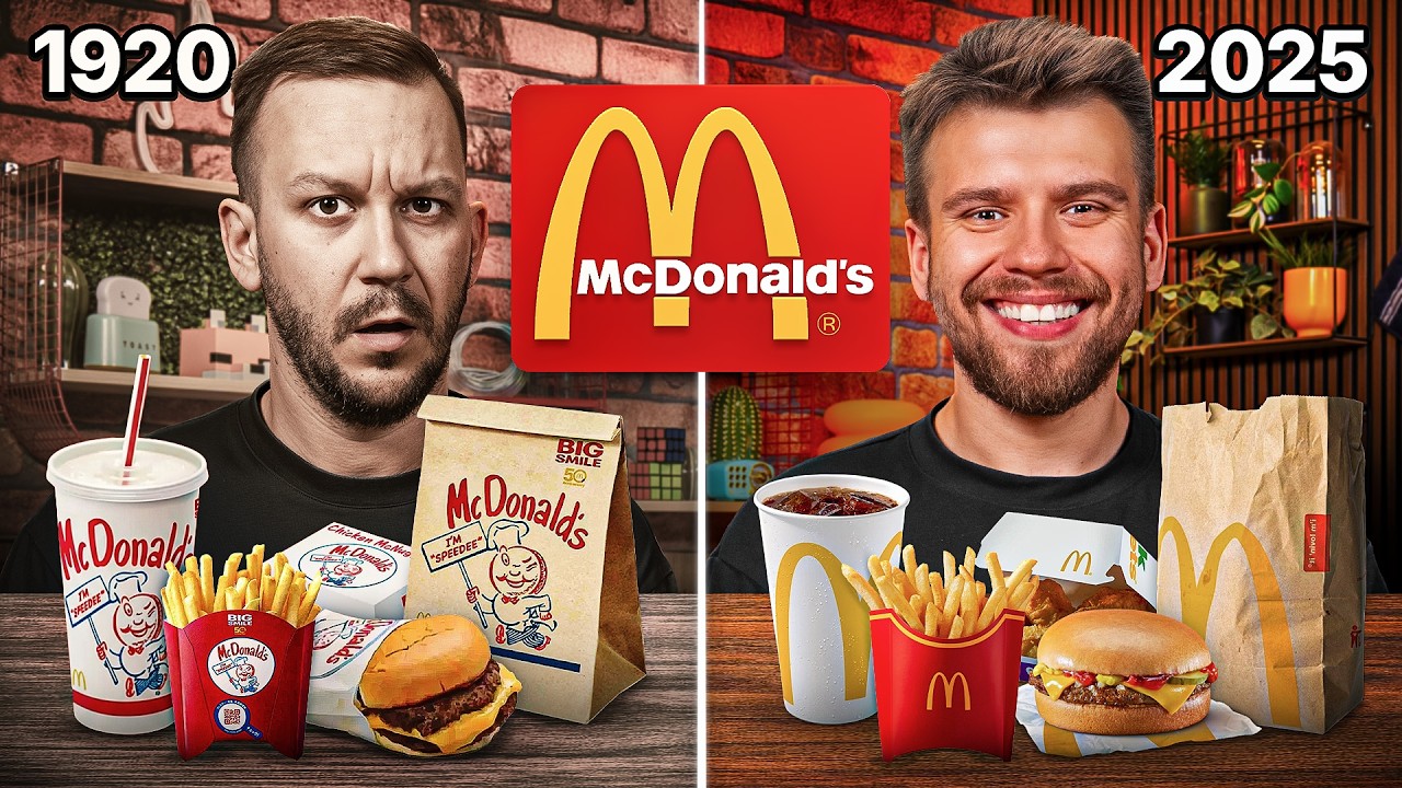 Test McDonald's z 1920 vs 2025