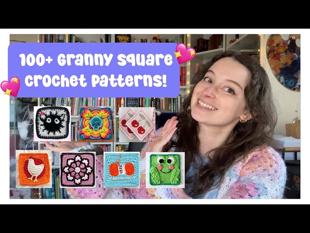 100+ Crochet Granny Square Patterns! ? (beginner friendly  display picture 3