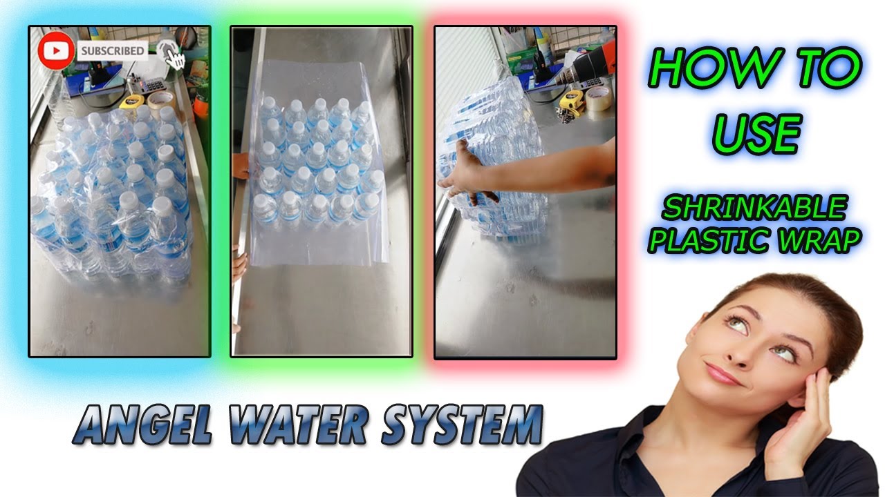 HOW TO USE SHRINKABLE PLASTIC FOR PET BOTTLE