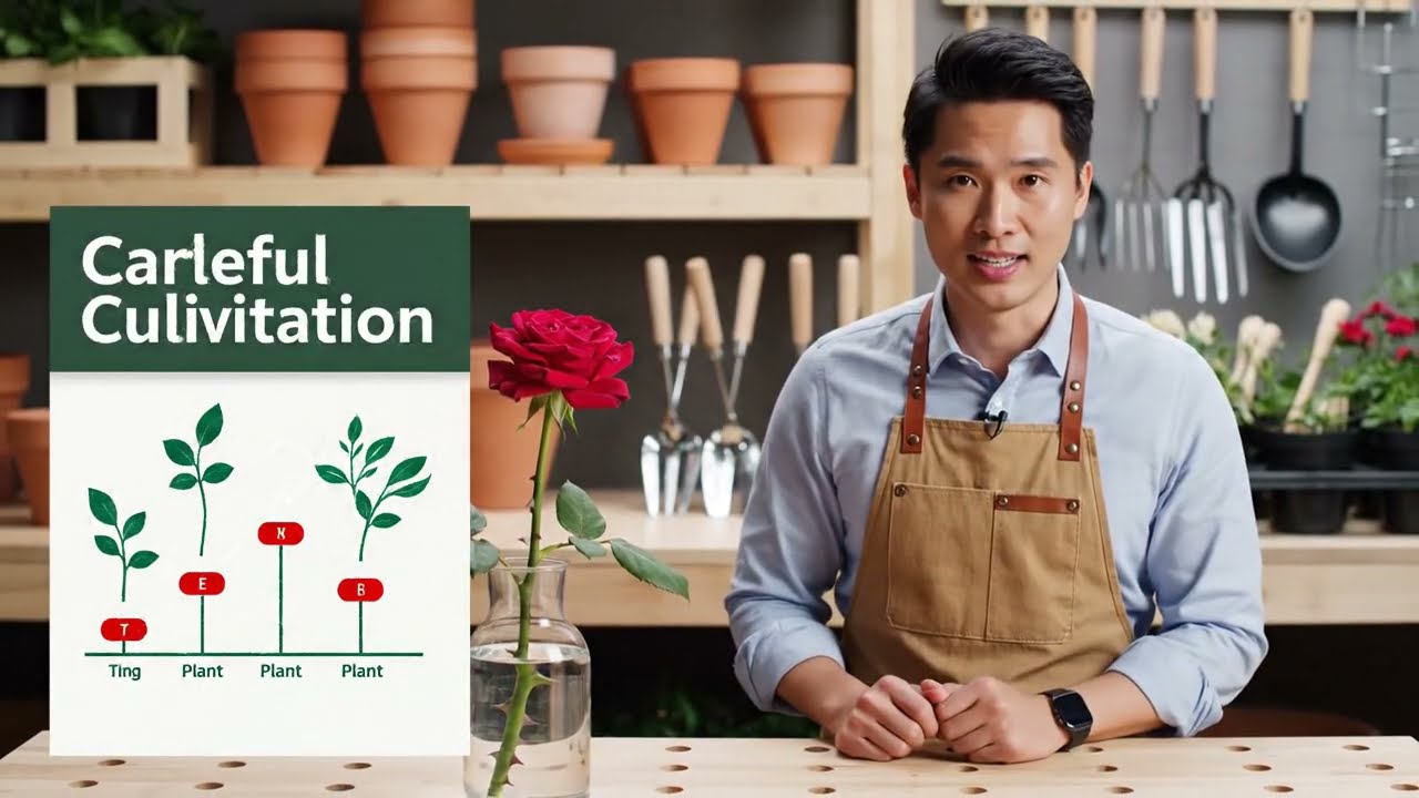 The Rose's Journey: From Silent Seed to Perfect Bloom.