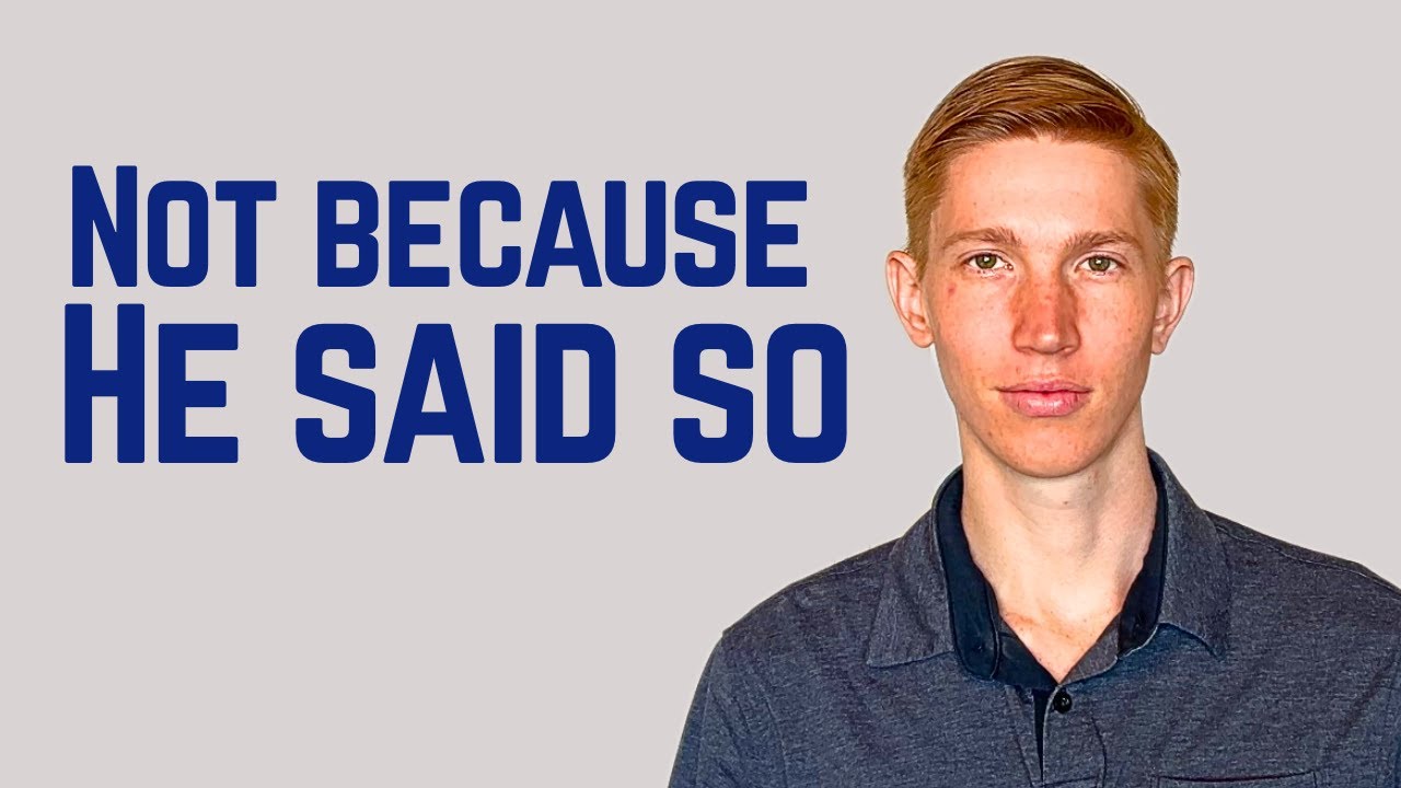 Why Obey God? (The One Reason You Can't Escape)