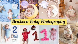 50+ Newborn Baby Photoshoot ideas | 1 Month Baby Photoshoot ideas at Home |One Month Baby Photoshoot screenshot 4
