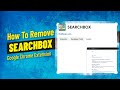 Remove SEARCHBOX Extension from Chrome