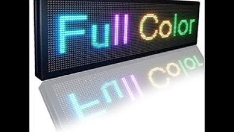 FULL COLOR LED DISPLAY BOARD #LEDWALLSINDIA #VIDEOWALLSLUDHIANA #VIDEOWALLS #techonled