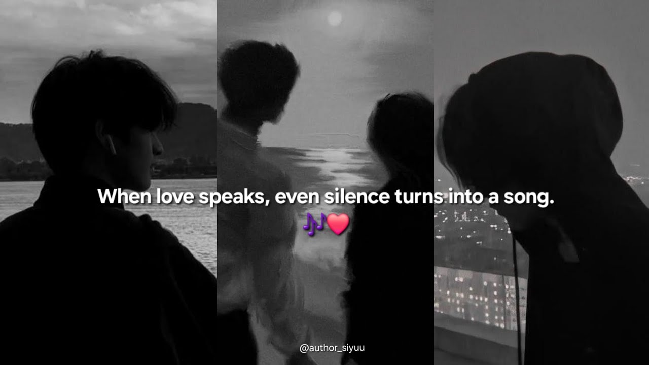 𝑾𝒉𝒆𝒏 𝒍𝒐𝒗𝒆 𝒔𝒑𝒆𝒂𝒌𝒔, 𝒆𝒗𝒆𝒏 𝒔𝒊𝒍𝒆𝒏𝒄𝒆 𝒕𝒖𝒓𝒏𝒔 𝒊𝒏𝒕𝒐 𝒂 𝒔𝒐𝒏𝒈. {On Demand}