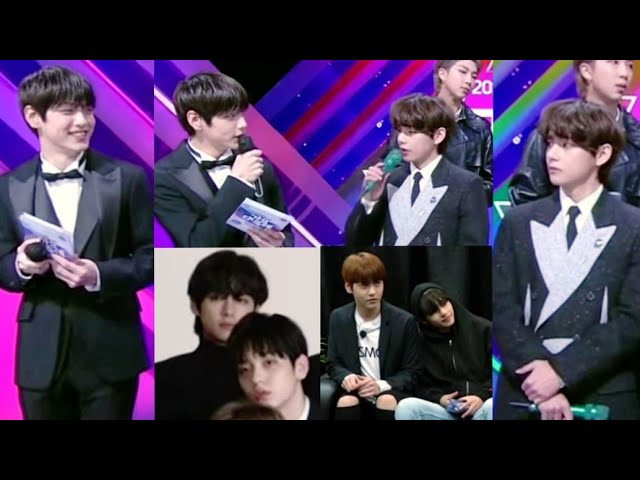 BTS V AND TXT SOOBIN CUTE INTERACTIONS COMPILATION ( MY BIASES) class=