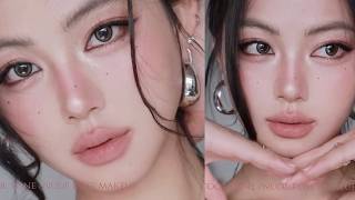GRWM: Soft Cool-Toned Nude Rose Makeup 🩰✨ screenshot 4