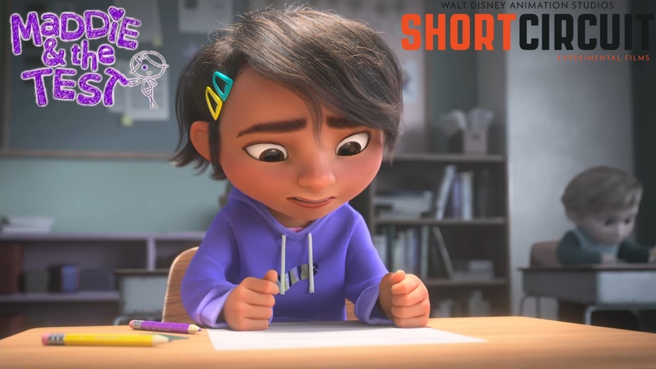 Maddie & the Test 2026 Disney Short Circuit Cartoon Short Film | Heather M. Roberts Russell | Review