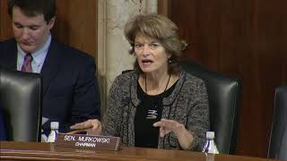 Sen. Murkowski's First Round of Questions from Today's Hearing on Energy Infrastructure