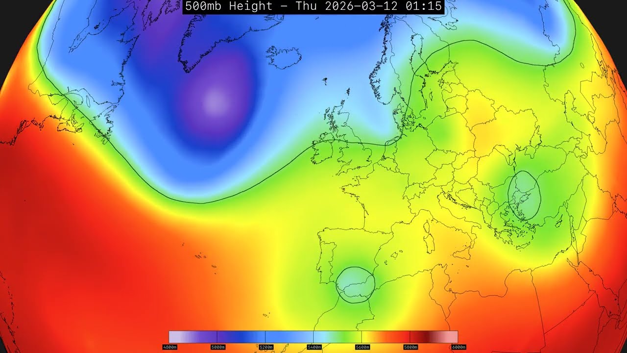 UK weather forecast two week outlook -  GFS Run: 2026-03-05 00z