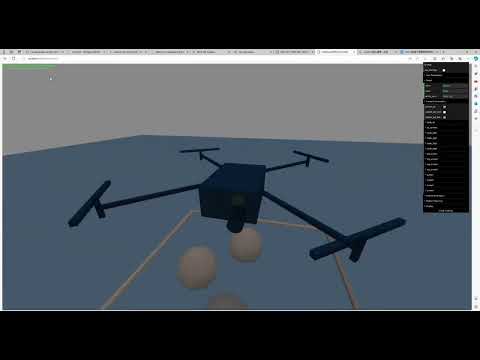 Drone Simulation Using javascript