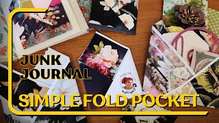 Junk Journal Simple Fold Pocket