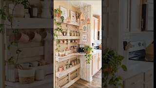 Turn Wooden Pallets into an Aesthetic Coffee Bar in Your Kitchen Corner 😍🛠️☕ #DIYHomeDecor