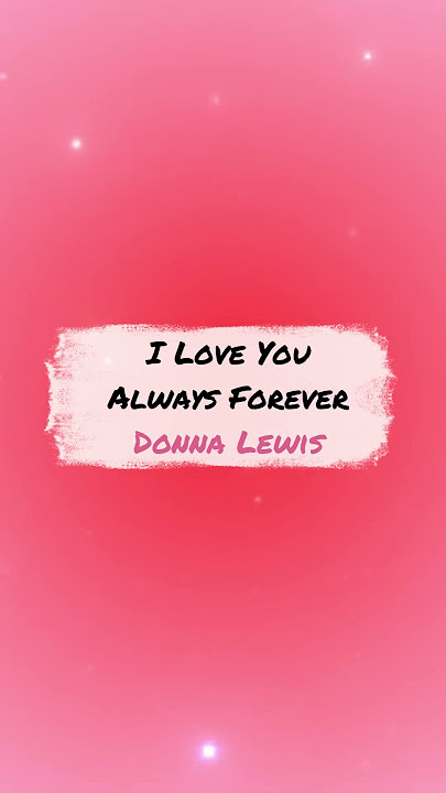 Download lagu I Love You Always Forever - Donna Lewis #Short #Shorts #ShortVideo
