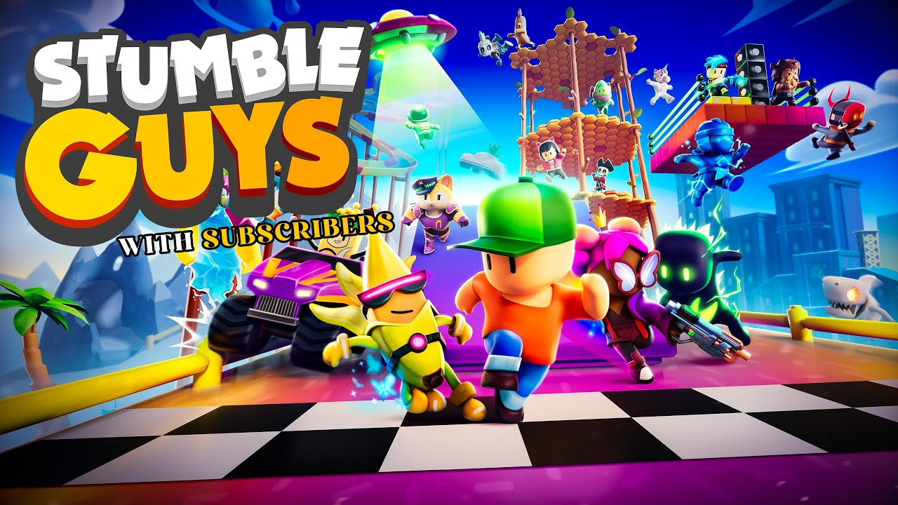 Stumble Guys with Subscribers | Vilayattu Neram #stumbleguys #onlinemultiplayergames