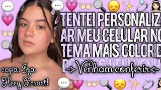 🦋✨꒰-----❥ PERSONALIZANDO MEU CELULAR NO TEMA MAIS COLORIDO POSSÍVEL! screenshot 5