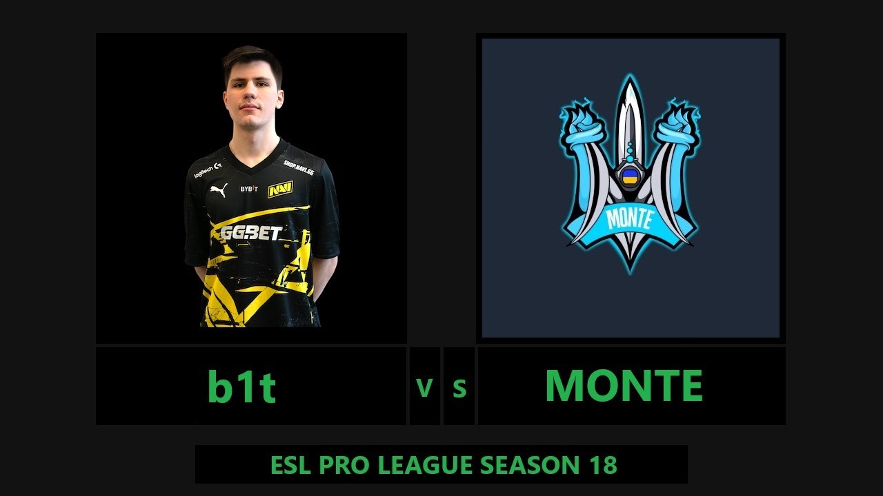 b1t VS MONTE in LESS than 2 MINUTES | Highlights from NaVi vs Monte | ESL PRO LEAGUE SEASON 18