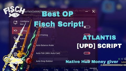 [UPD] Roblox Fisch Script|Native Hub|- Auto Fish, Auto Kraken, Inf money and Unlock all rod*No kick*
