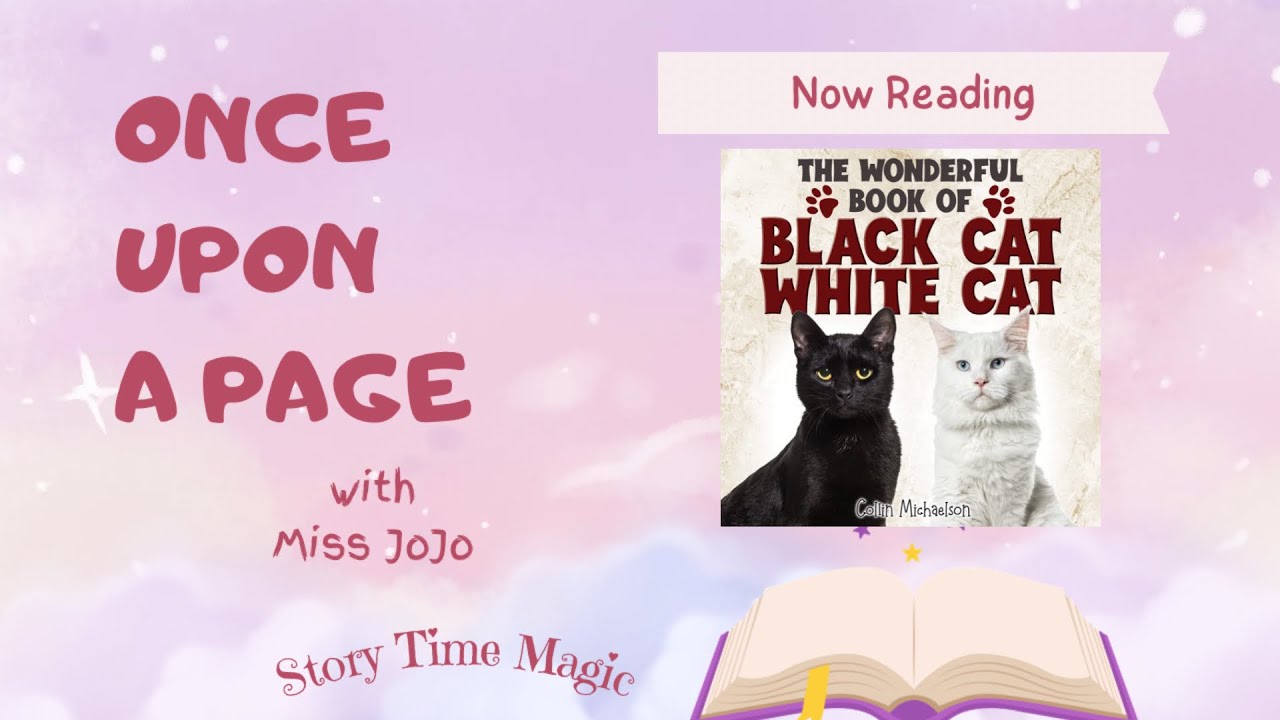 The Wonderful Book of Black Cat White Cat! By Collin Michaelson! 🐈‍⬛🐈🐱READ ALOUD!📚✨
