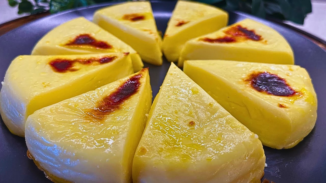 Baked Cheese Milk Cake | Easy and Delicious Recipe!