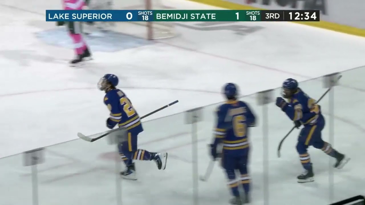 Bemidji State Men's Hockey Highlights vs. Lake Superior State (Nov. 8, 2025)