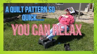 Celebrity Fabulous Free Quilt Pattern using a Layer Cake - Fast and Easy Profile
