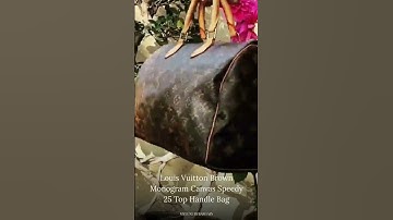 LV Speedy 25 – classic monogram, iconic shape, forever stylish. 👜🤎#lvspeedy25 #louisvuitton