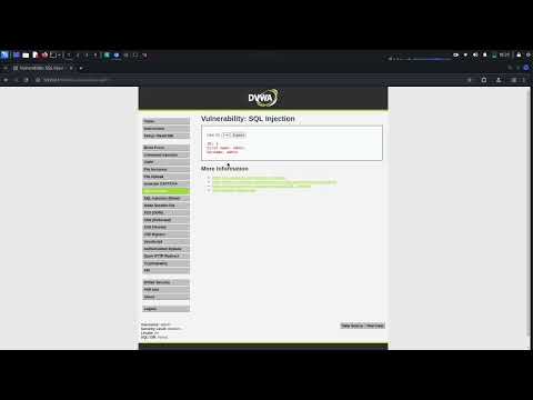 Exploiting SQL Injection in DVWA!
