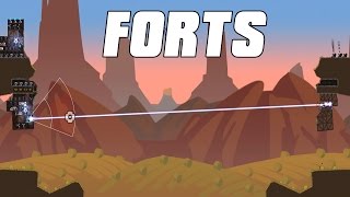 FORTS Multiplayer - Fort Destruction 2v2 Gameplay