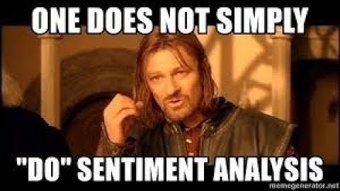 Twitter Sentiment analysis in five minutes