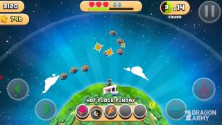 Saving the Galaxy's Pretty Sweet with Robots Love Ice Cream on Android! screenshot 4