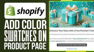 How To Add Shopify Color Swatches On Product Page (2025) Full Guide