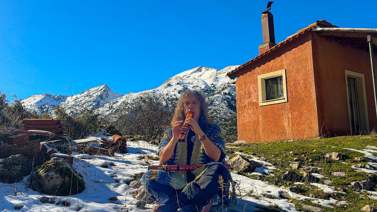 Shamanic Flute Healing | Winter Mountain Meditation Music for Deep Rest
