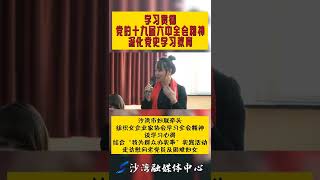 学习贯彻党的十九届六中全会精神 深化党史学习教育@抖音小助手