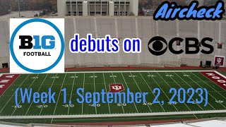 Aircheck // Big Ten Football Debuts on CBS