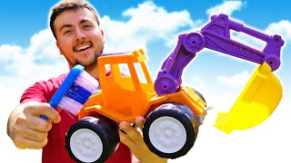 Araba oyunu. Çocuklar için iş makineler ile oyunlar! Okan Abi ile seçkin bölümler screenshot 4