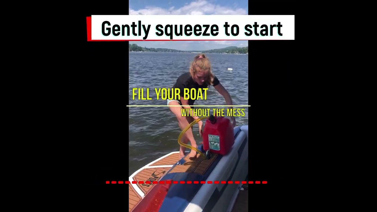 Siphon Gas into your boat