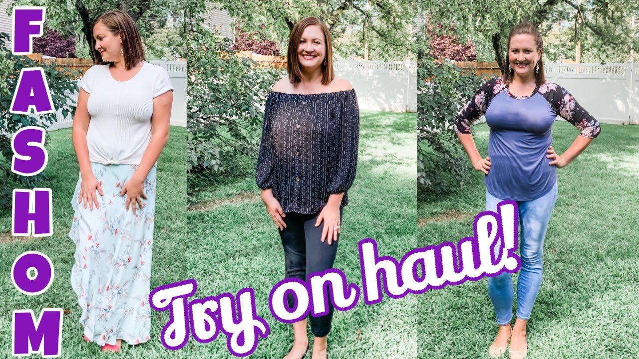 FASHOM TRY ON HAUL & REVIEW! // ONLINE STYLING SERVICE BOX // Contemporary Mama