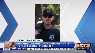 Remains identified as off-duty Forest Service firefighter missing since 2020 in Big Bear area