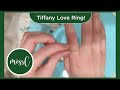 Tiffany Paloma's Graffiti Love 18K Gold Ring Unboxing