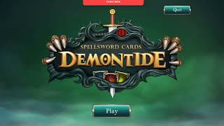 Spellsword Cards Demontide Gameplay (PC Game) screenshot 1