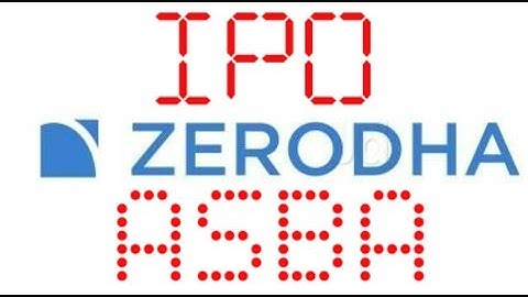 How to apply Zerodha IPO via ASBA using icici bank