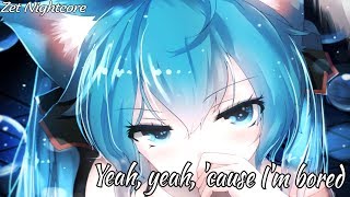 Nightcore - break up with your girlfriend, i'm bored (Rock Version / Animated)
