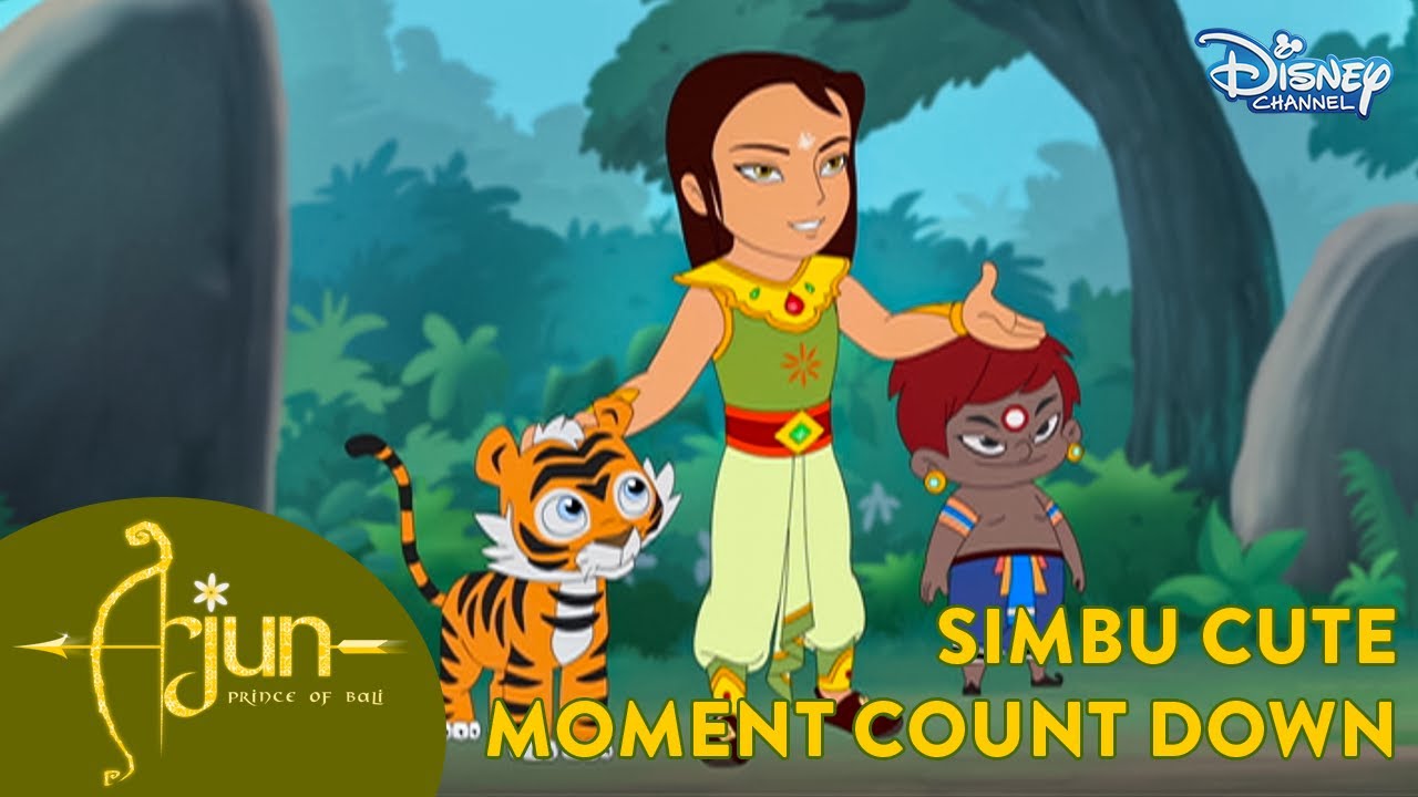 Cute Moments with Simbu | Arjun Prince of Bali | Hindi Cartoon | Disney Channel
