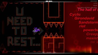 Geometry Dash - Cataclysm 51-100 [extreme demon] | Progress #2