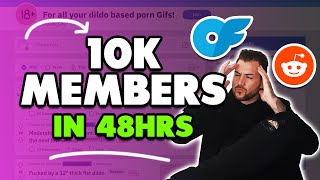 Simple Reddit Hack to EASILY Grow Your NSFW Subreddit to 10k Members in 48 Hours: Get OnlyFans Subs
